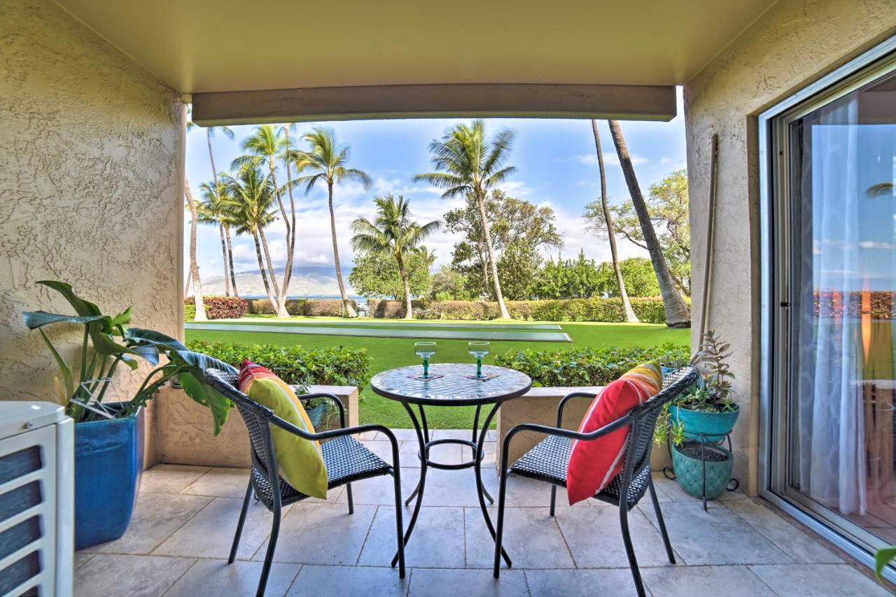 Ocean-view With Lanai Steps To Beach! * Kihei