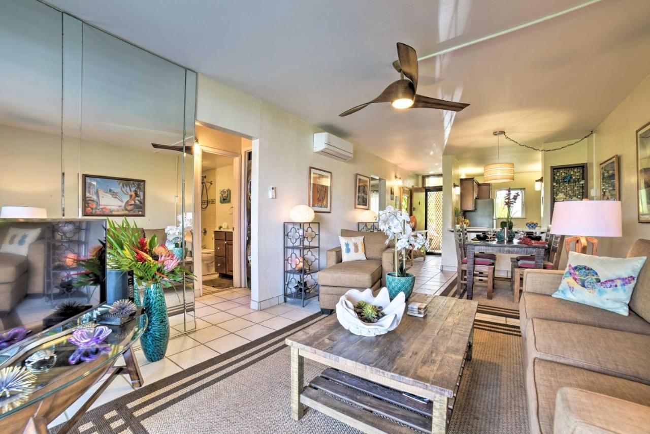 Apartment Ocean-view With Lanai Steps To Beach!